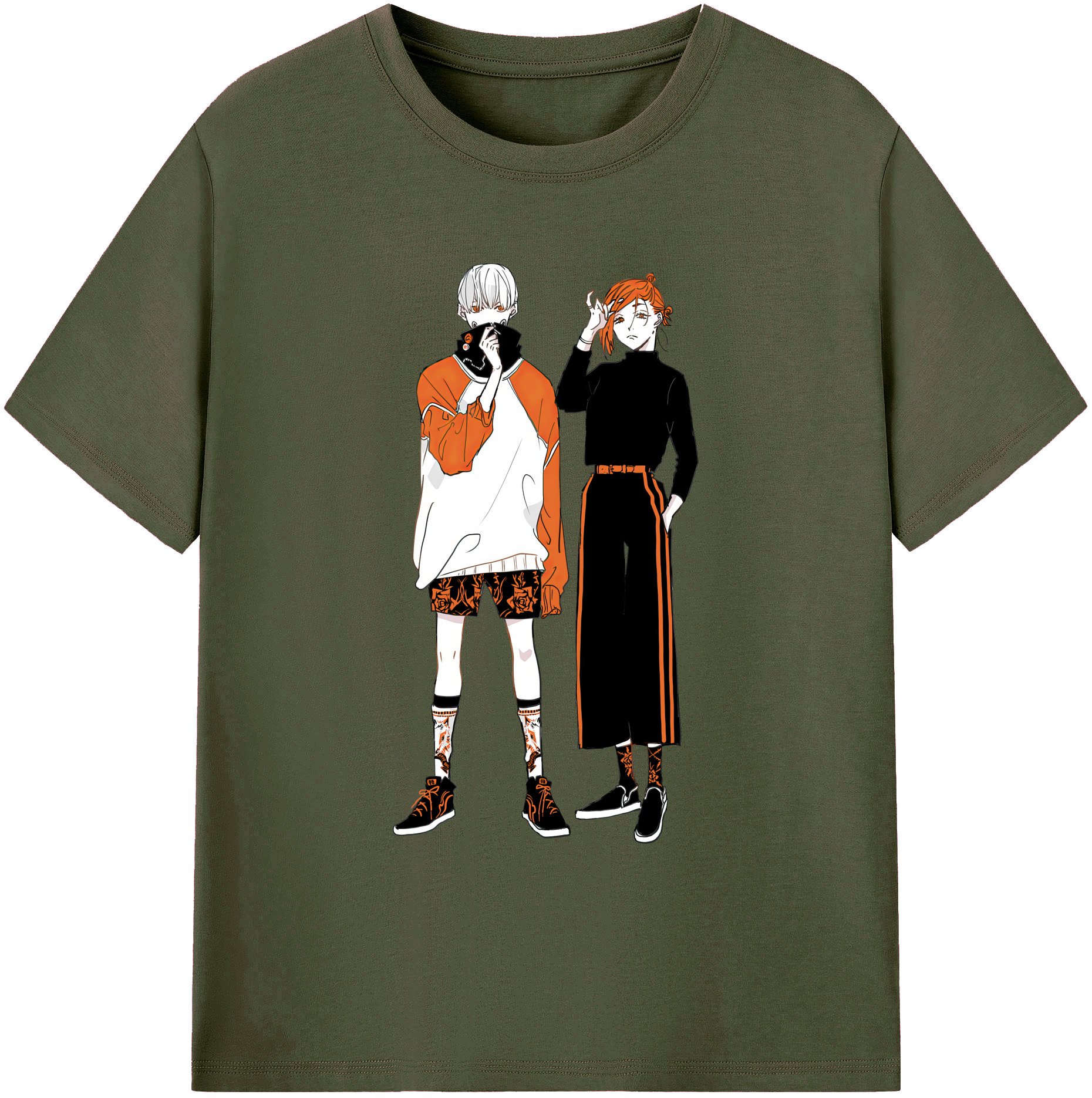 （画像用） 呪術廻戦 Jujutsu Kaisen 綿100％ メンズ半袖Tシャツ｜肌触りやわらか＆通気性
